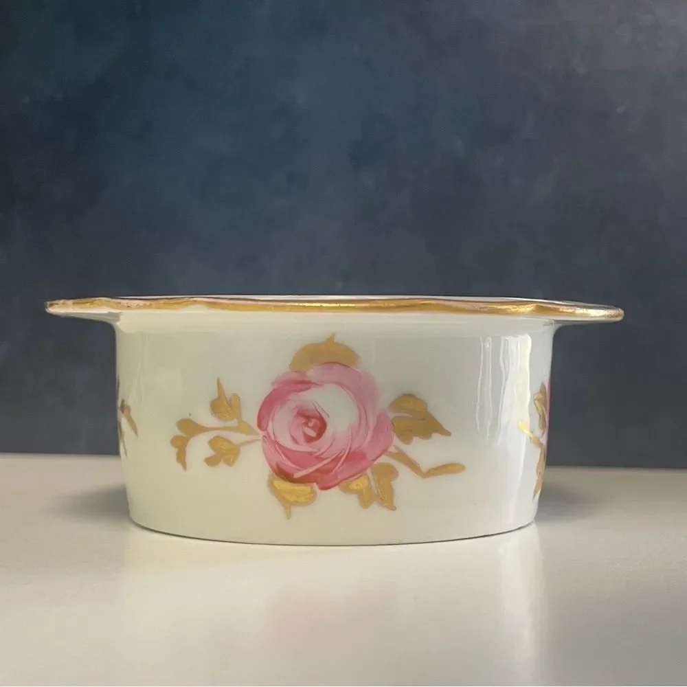 Vintage Limoges Cabbage Rose Custard Dish – Cowell & Hubbard Co.